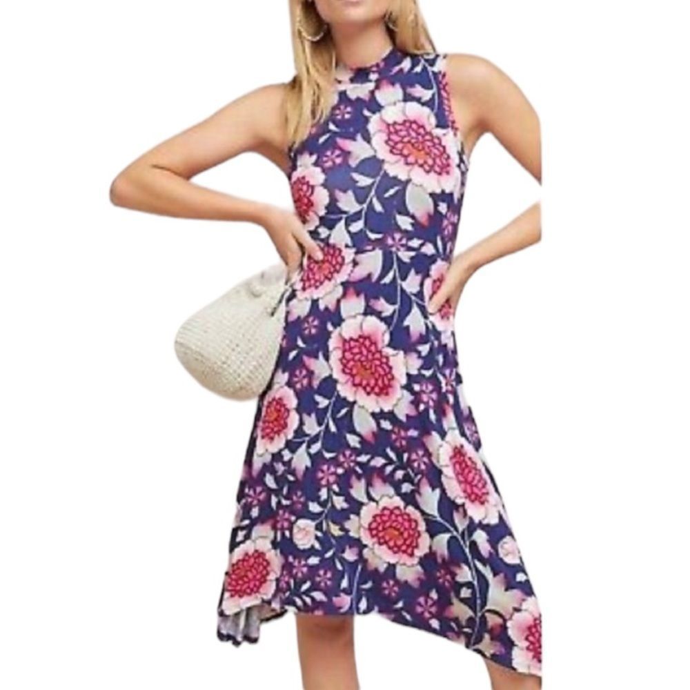 Anthro • Maeve The Clearly Floral Dress